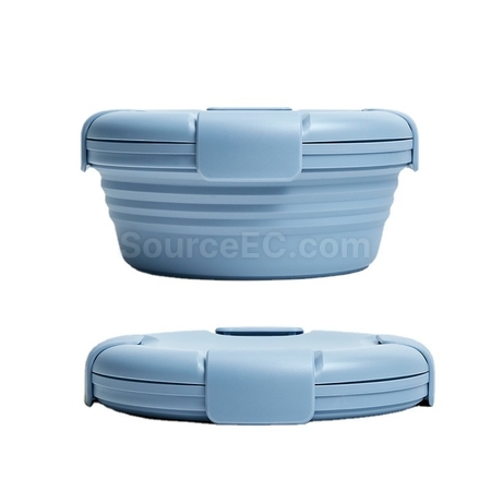 Customization Environmentally Friendly Silicone Folding Lunch Box Promotional Products