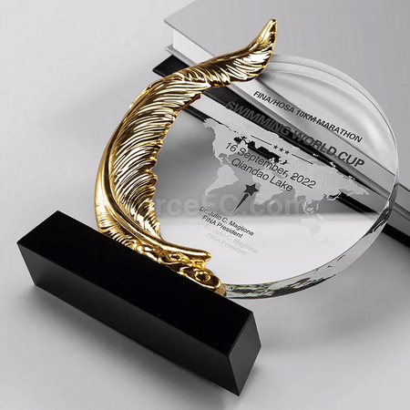 Customization Metal Crystal Trophy Promotional Products