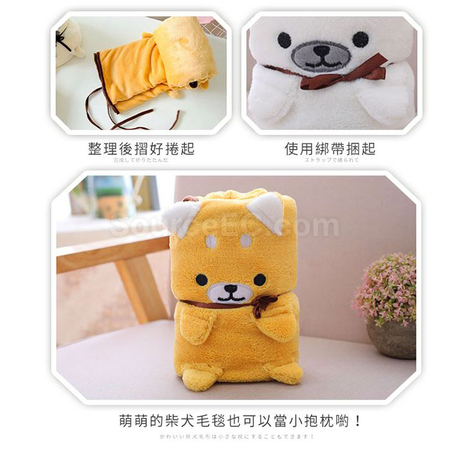 Customization Shiba Inu Blanket Promotional Products