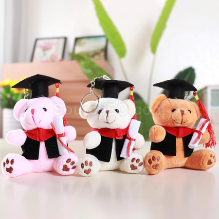 Customization Graduation Bear Keyring Promotional Products