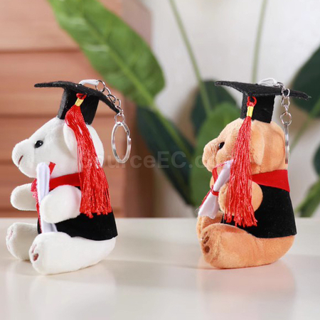 Customization Graduation Bear Keyring Promotional Products