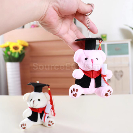 Customization Graduation Bear Keyring Promotional Products