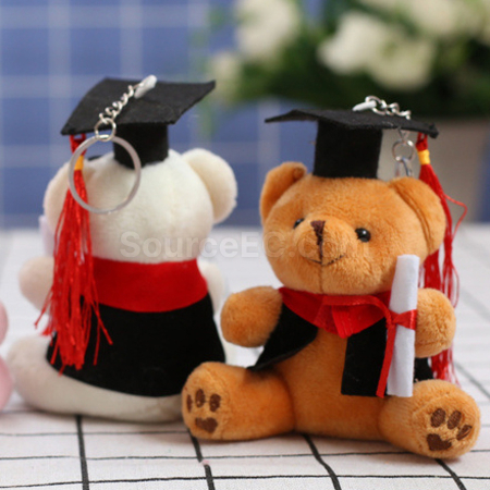 Customization Graduation Bear Keyring Promotional Products