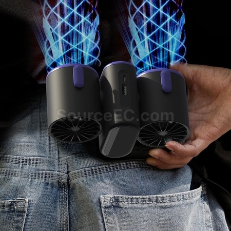 Customization Double-Head Waist-Mounted Small Fan Promotional Products