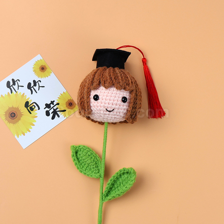 Customization Graduates Knitting Doll Bouquets Promotional Products