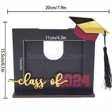 Customization Graduation Wooden Photo Frame Promotional Products
