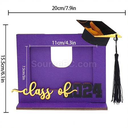 Customization Graduation Wooden Photo Frame Promotional Products