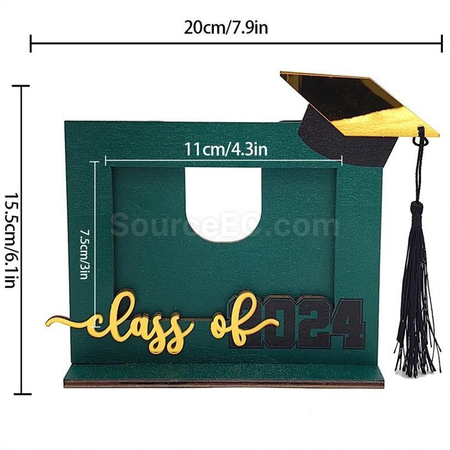 Customization Graduation Wooden Photo Frame Promotional Products