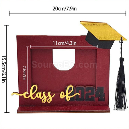 Customization Graduation Wooden Photo Frame Promotional Products