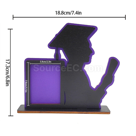 Customization Graduation Wooden Photo Frame Promotional Products