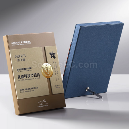 Customization leather Metal Medal Promotional Products