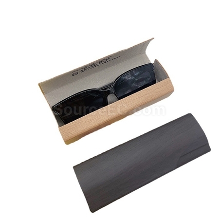 Customization Wood Grain Glasses Case Promotional Products