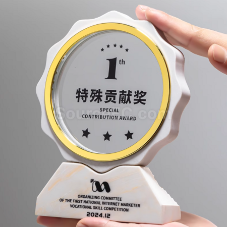 Customization Marble Crystal Seat Promotional Products