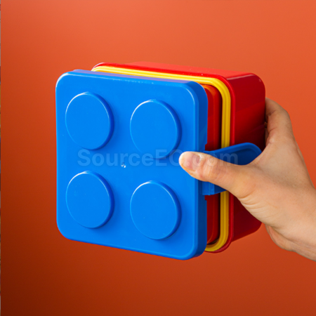 Customization Building Block Stacked Lunch Box Promotional Products