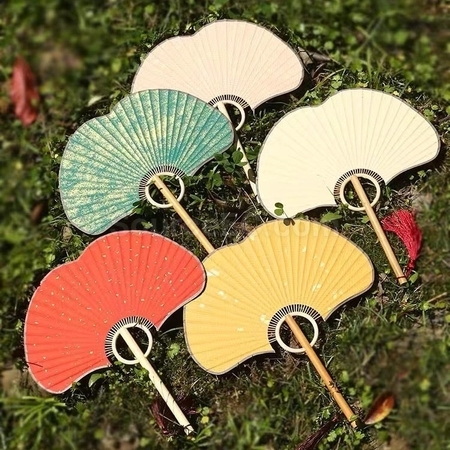 Customization Ginkgo Leaf Fan Promotional Products