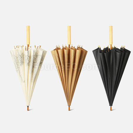 Customization Solid Wood Umbrella Promotional Products