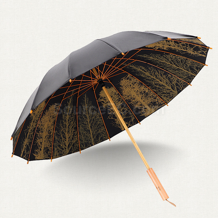 Customization Solid Wood Umbrella Promotional Products