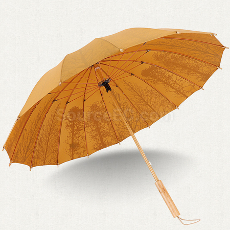 Customization Solid Wood Umbrella Promotional Products