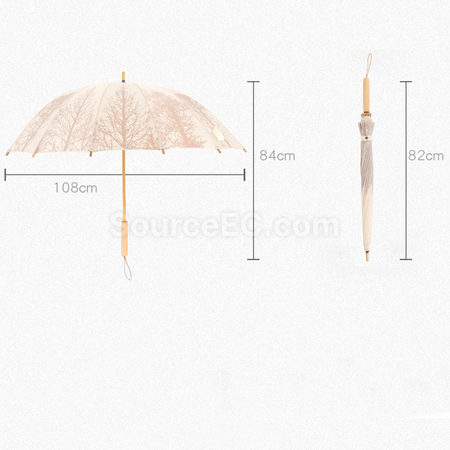 Customization Solid Wood Umbrella Promotional Products