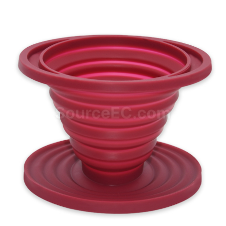 Customization Foldable Silicone Coffee Filter Funnel Promotional Products