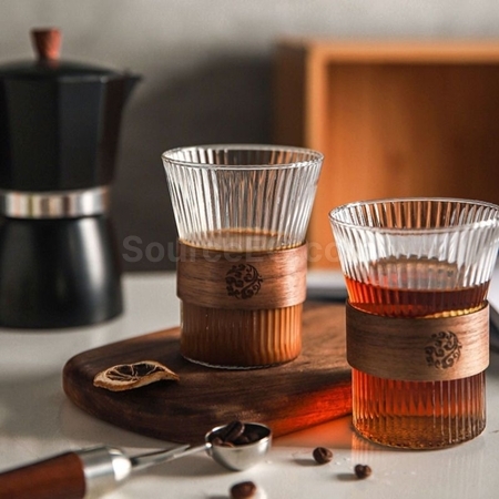 Customization Japanese Style  Glass Tea Cup Promotional Products