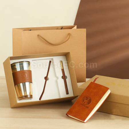 Customization Business Glass Gift Set Promotional Products