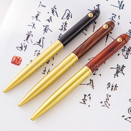 Customization Copper Wooden Business Ball Pen Promotional Products