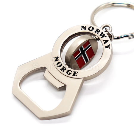 Customization Rotary Bottle Opener Keychain Promotional Products