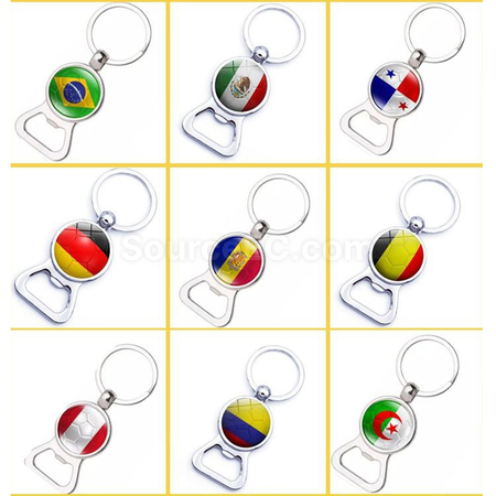 Customization Rotary Bottle Opener Keychain Promotional Products