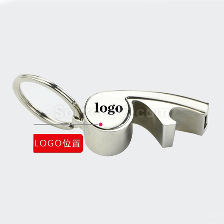 Customization Whistle Bottle Opener Keychain Promotional Products