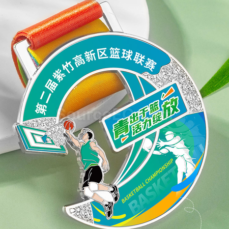 Customization Basketball Metal Medal Promotional Products