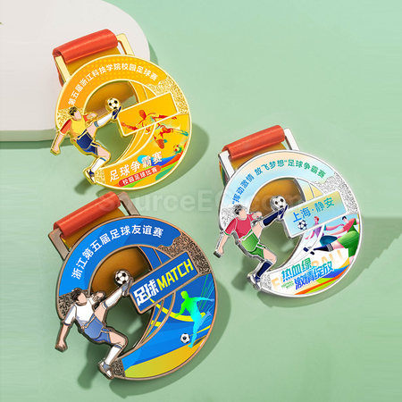 Customization Football Metal Medal Promotional Products