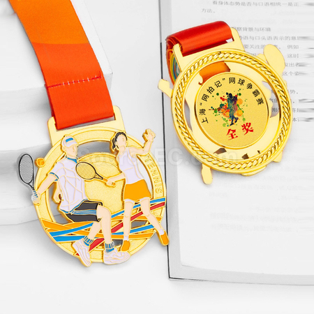 Customization Tennis Metal Medal Promotional Products