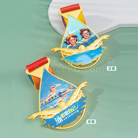Customization Swimming Metal Medal Promotional Products