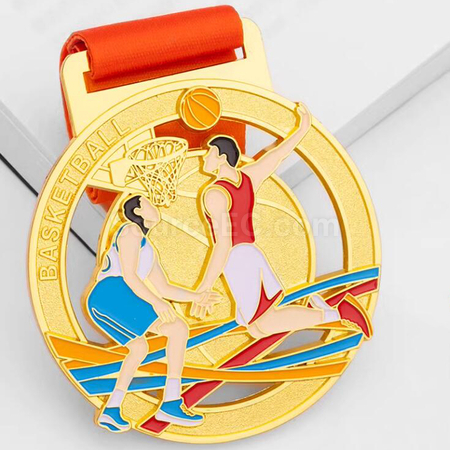 Customization Basketball Metal Medal Promotional Products