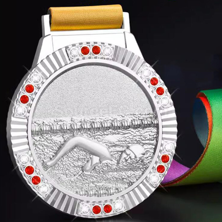 Customization Swimming Metal Medal Promotional Products