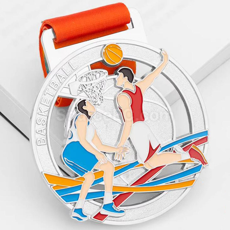 Customization Basketball Metal Medal Promotional Products