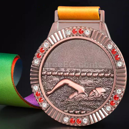 Customization Swimming Metal Medal Promotional Products