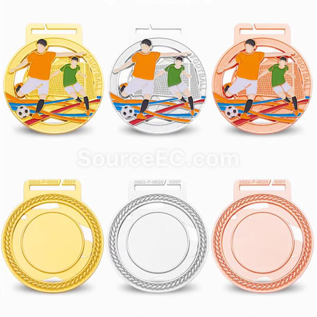 Customization Football Metal Medal Promotional Products