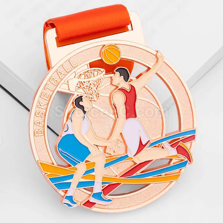 Customization Basketball Metal Medal Promotional Products