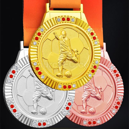 Customization Football Metal Medal Promotional Products