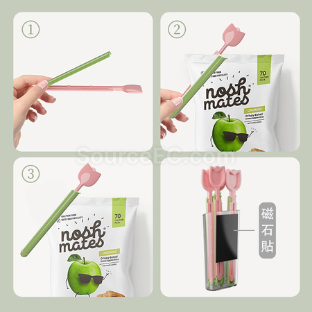 Customization Tulip Sealing Moisture-proof And Fresh-keeping Sealing Clip Promotional Products