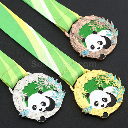Customization Panda Metal Medal Promotional Products