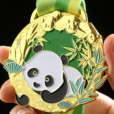 Customization Panda Metal Medal Promotional Products