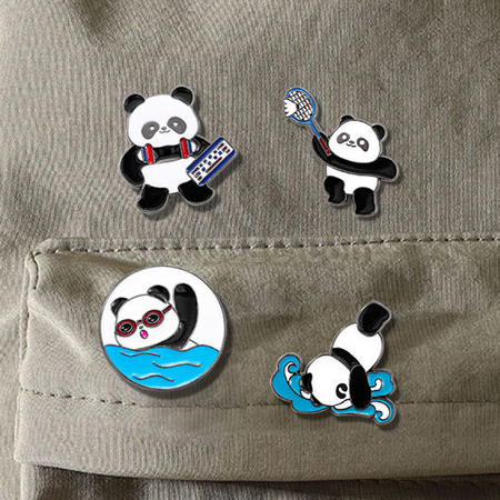 Customization Panda Badge Promotional Products