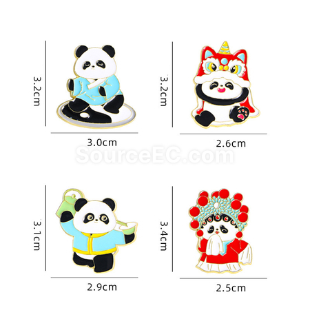 Customization Panda Badge Promotional Products