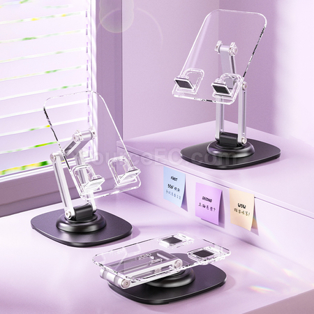 Customization Rotating Transparent Adjustable Folding Phone Holder Promotional Products
