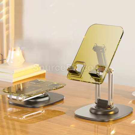 Customization Rotating Transparent Adjustable Folding Phone Holder Promotional Products