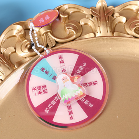 Customization Rotating Acrylic Key Ring Promotional Products