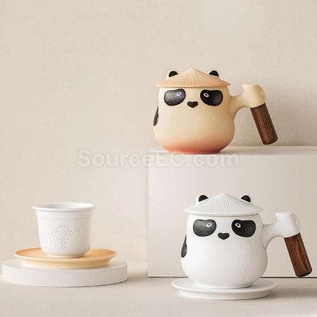 Customization Panda Ceramic Cup Promotional Products